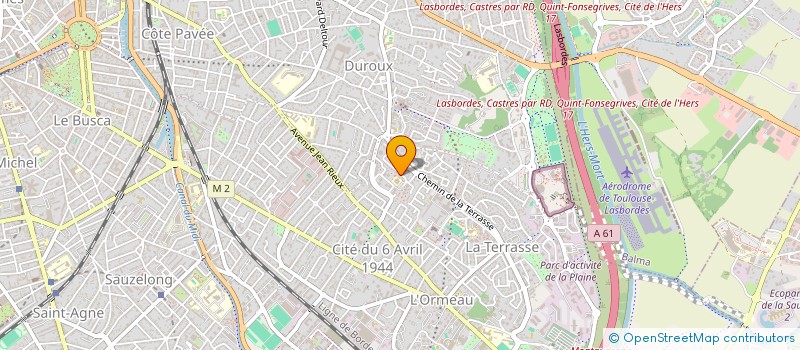 localisation de l'entreprise SCI LE SIREY à TOULOUSE