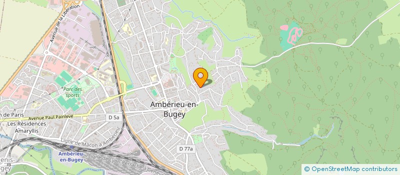 localisation de l'entreprise SCI LE SIROCCO  AMBERIEU-EN-BUGEY