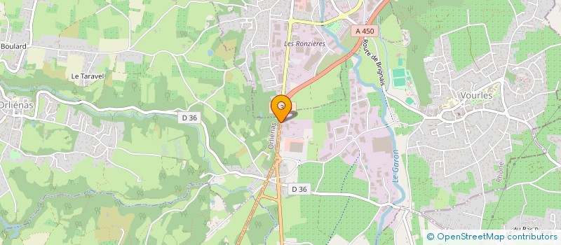 localisation de l'entreprise SCI LE SIROCCO  VOURLES