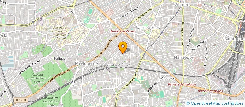 localisation de l'entreprise SCI LE SIX  TALENCE