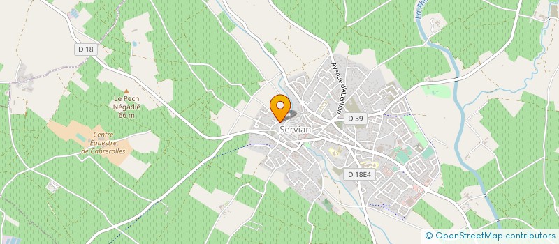 localisation de l'entreprise SCI LE SIX  SERVIAN