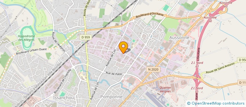 localisation de l'entreprise SCI LE SOL  MONTAUBAN