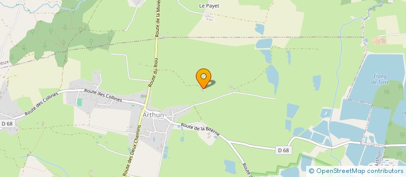 localisation de l'entreprise SCI LE SOLAT  ARTHUN