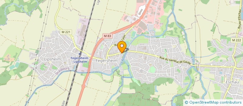 localisation de l'entreprise SCI LE SOLEAIRE  FEGERSHEIM