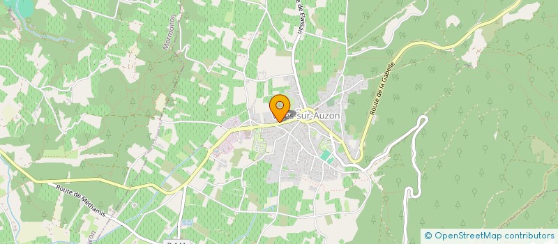 localisation de l'entreprise SCI LE SOLEIL  VILLES-SUR-AUZON