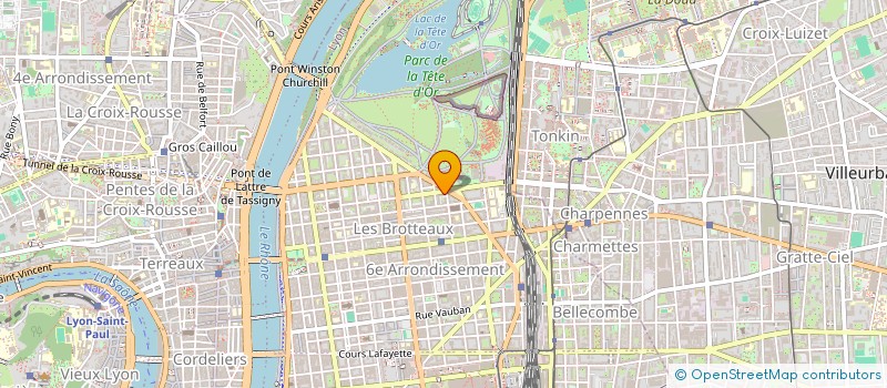 localisation de l'entreprise SCI LE SOLEIL  LYON