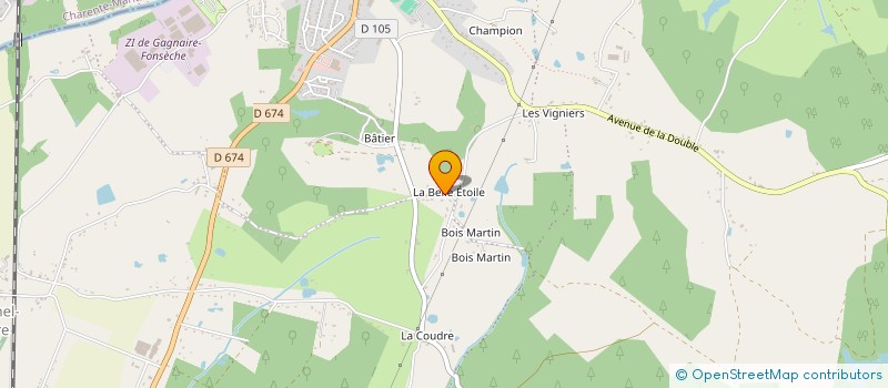 localisation de l'entreprise SCI LE SOLEIL  LA ROCHE-CHALAIS