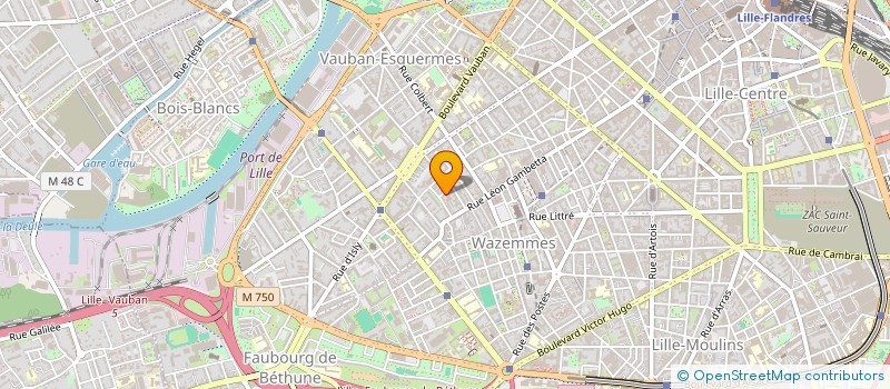 localisation de l'entreprise SCI LE SOLEIL à LILLE