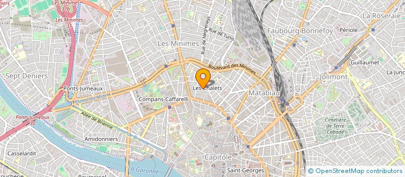localisation de l'entreprise SCI LE SOLEIL  TOULOUSE