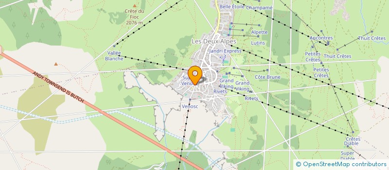 localisation de l'entreprise SCI LE SOLEIL  LES DEUX ALPES
