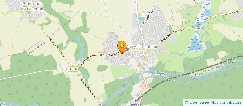 localisation de l'entreprise SCI LE SOLEIL  ANIZY-LE-GRAND