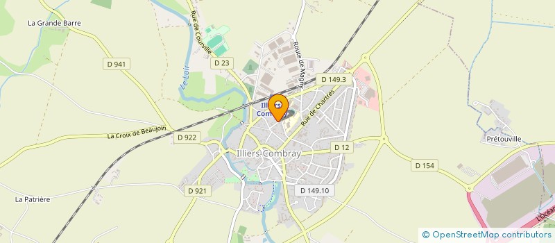 localisation de l'entreprise SCI LE SOLEIL à ILLIERS-COMBRAY