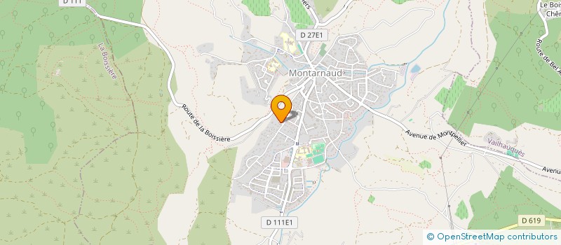 localisation de l'entreprise SCI LE SOLEIL  MONTARNAUD