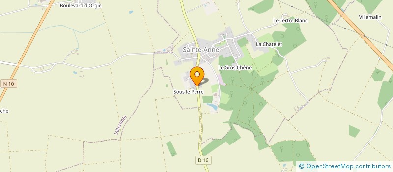 localisation de l'entreprise SCI LE SOLEIL  SAINTE-ANNE