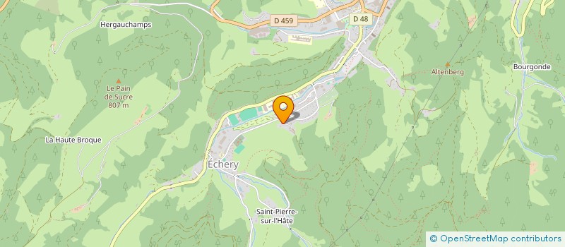 localisation de l'entreprise SCI LE SOLEIL  SAINTE-MARIE-AUX-MINES