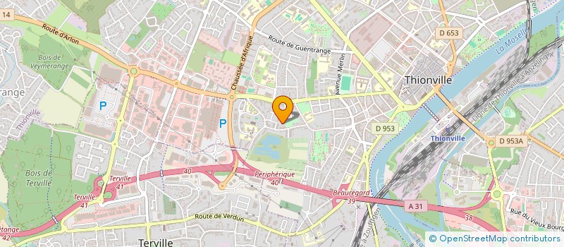 localisation de l'entreprise SCI LE SOLEIL à THIONVILLE