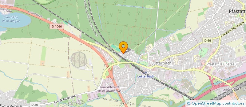 localisation de l'entreprise SCI LE SOLEIL  LUTTERBACH