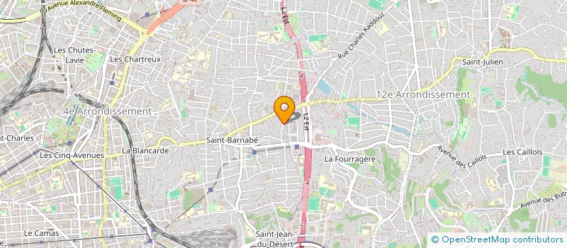 localisation de l'entreprise SCI LE SOLEIL DH à MARSEILLE