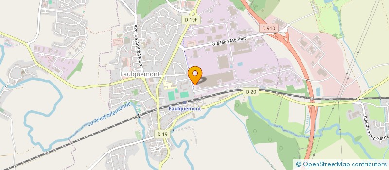 localisation de l'entreprise SCI LE SOLEIL LEVANT  FAULQUEMONT