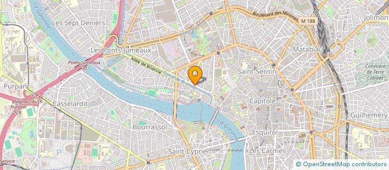 localisation de l'entreprise SCI LE SOLEIL LEVANT à TOULOUSE