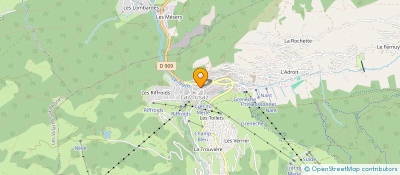 localisation de l'entreprise SCI LE SOLEMONT à LA CLUSAZ