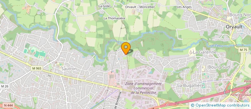 localisation de l'entreprise SCI LE SOLET  SAUTRON