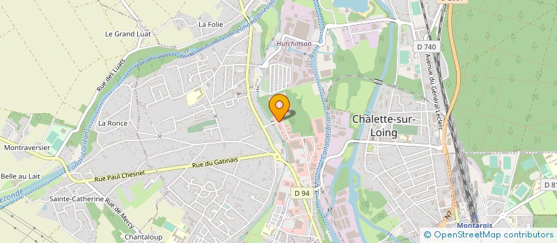 localisation de l'entreprise SCI LE SOLIN DE SAINT GOBAIN à CHALETTE-SUR-LOING