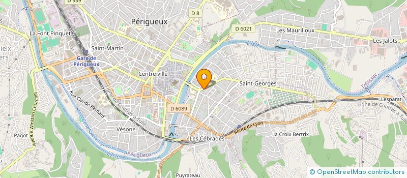 localisation de l'entreprise SCI LE SOLLEU à PERIGUEUX