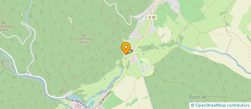 localisation de l'entreprise SCI LE SONNENBERG  OBERBRONN