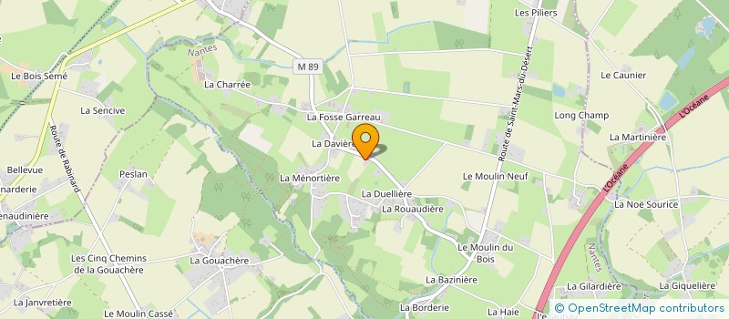 localisation de l'entreprise SCI LE SOUCHAIS  CARQUEFOU