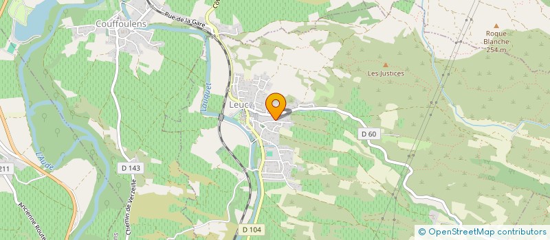 localisation de l'entreprise SCI LE SOULEILHA  LEUC