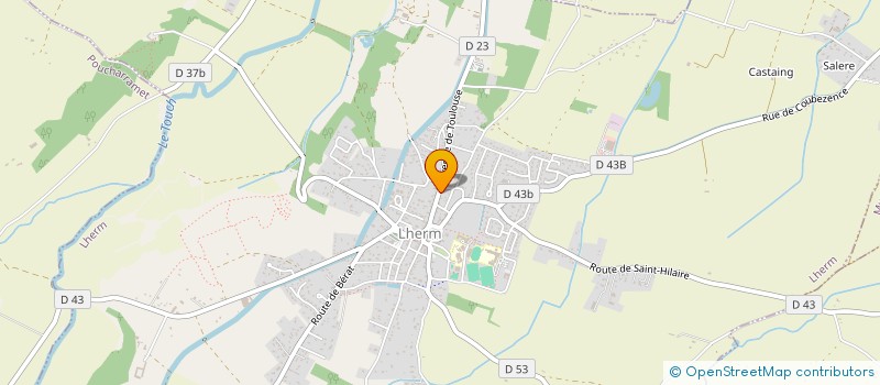 localisation de l'entreprise SCI LE SOULEILLAN à LHERM
