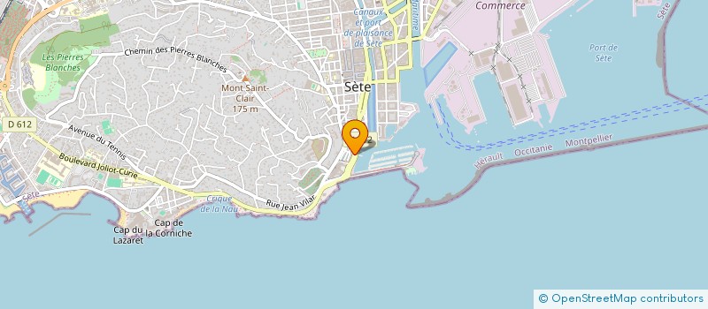 localisation de l'entreprise SCI LE SOURAS BAS  SETE