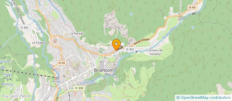 localisation de l'entreprise SCI LE SOUREOU  MONTGENEVRE