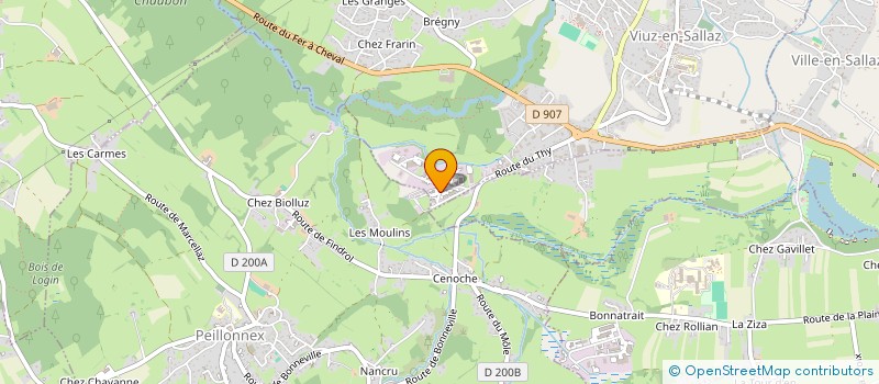 localisation de l'entreprise SCI LE SOUS BOIS  VIUZ-EN-SALLAZ