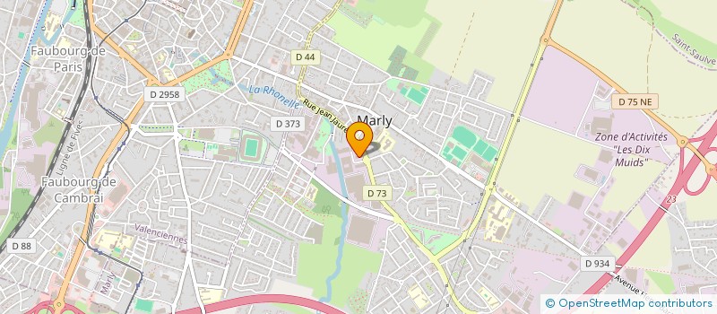 localisation de l'entreprise SCI LE SOUVERAIN  MARLY