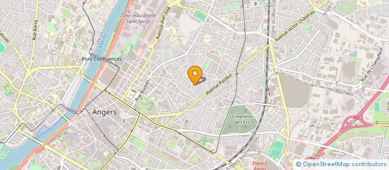 localisation de l'entreprise SCI LE SOUVIGNE à ANGERS