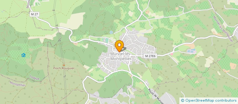 localisation de l'entreprise SCI LE SPHENOIDE  MURVIEL-LES-MONTPELLIER