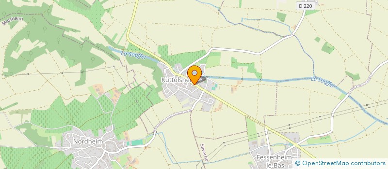 localisation de l'entreprise SCI LE SPHINX  KUTTOLSHEIM