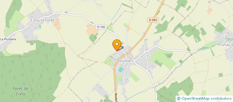 localisation de l'entreprise SCI LE SPHINX  SEPTEUIL