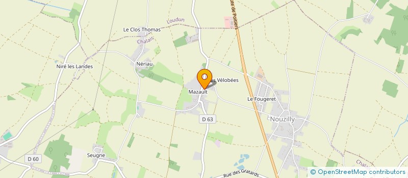 localisation de l'entreprise SCI LE SPIKISY à CHALAIS