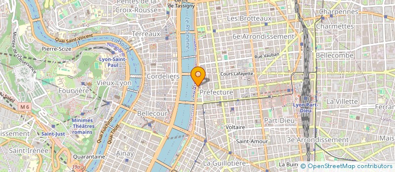 localisation de l'entreprise SCI LE SPLENDID  LYON