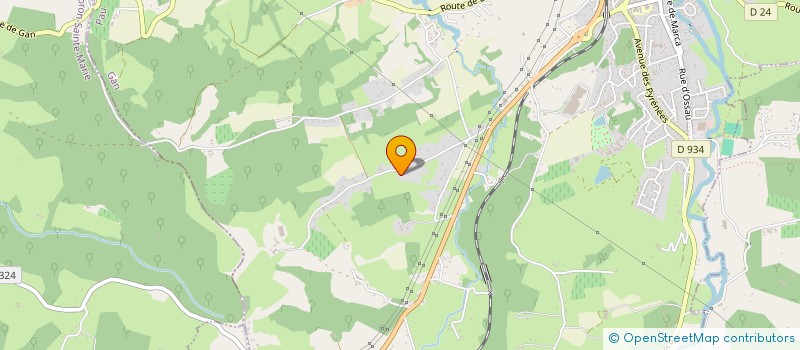 localisation de l'entreprise SCI LE SQUARE  GAN