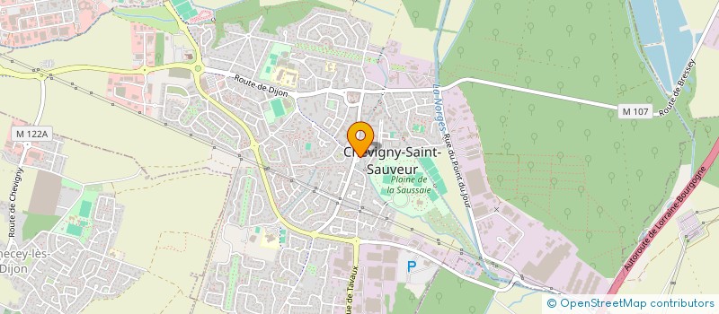 localisation de l'entreprise SCI LE SQUARE  CHEVIGNY-SAINT-SAUVEUR