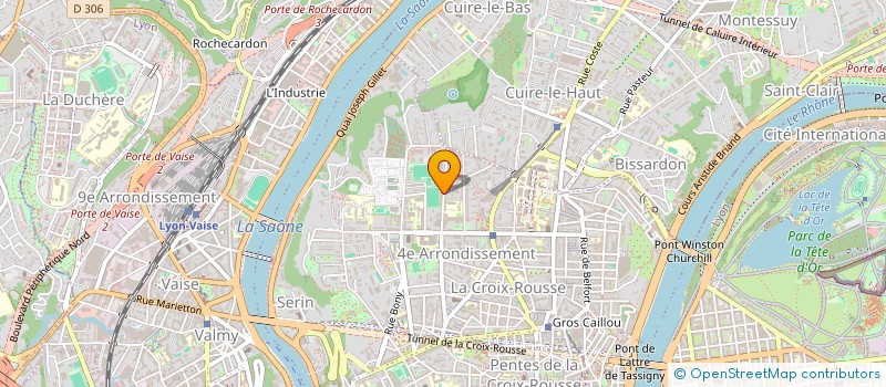 localisation de l'entreprise SCI LE SQUARE  LYON