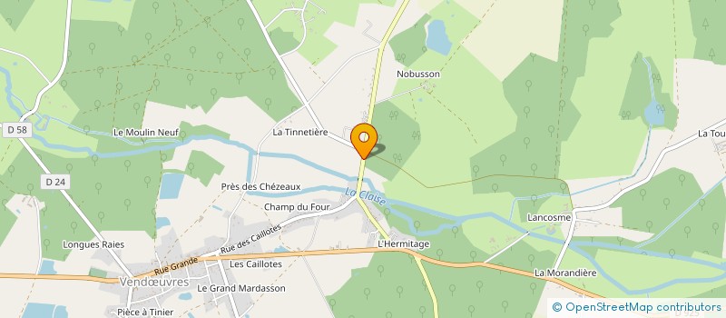 localisation de l'entreprise SCI LE SQUARE DEPARIS à NEUILLAY-LES-BOIS