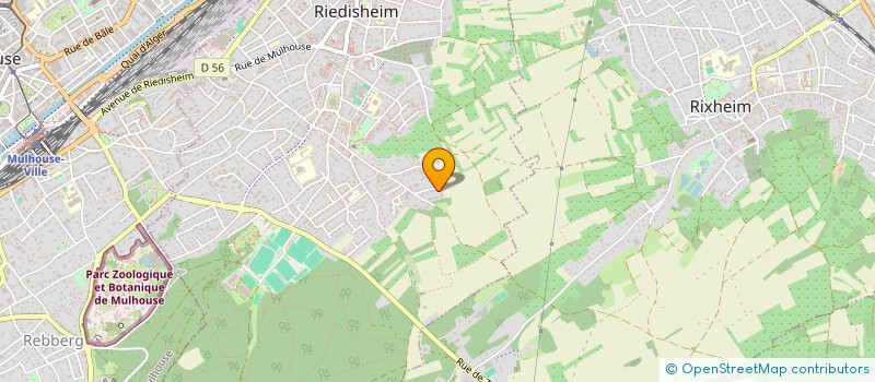 localisation de l'entreprise SCI LE SQUARE DES AROMES B12  RIEDISHEIM