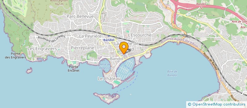 localisation de l'entreprise SCI LE ST BENOIT à BANDOL