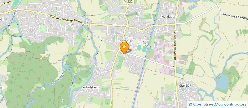 localisation de l'entreprise SCI LE ST DIE  ESCHAU