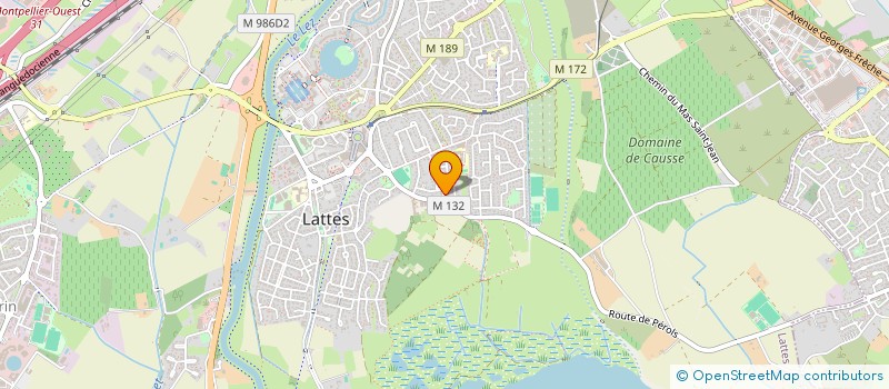 localisation de l'entreprise SCI LE ST FRANCOIS à LATTES